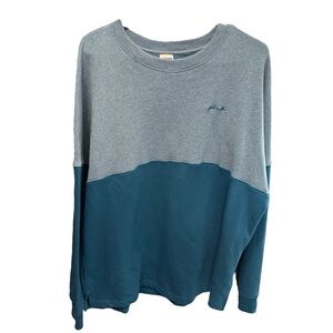 Victoria's Secret PINK Teal Crewneck Sweater L